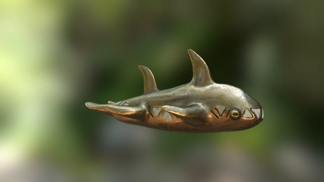 Chiriqui Shark Pendant (Uncharted) 3D Model