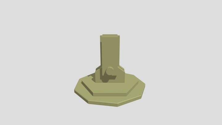 Robot Right Angle 3D Model