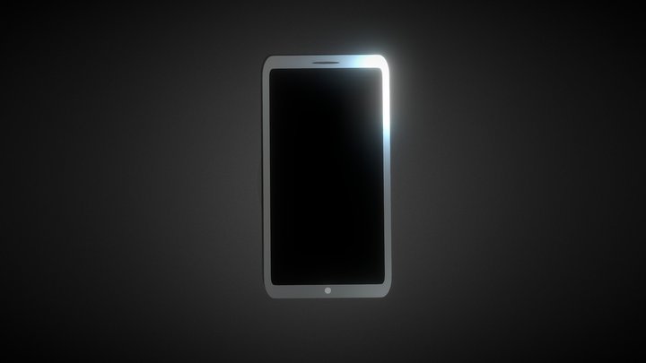 Low-Poly Phone 3D Model