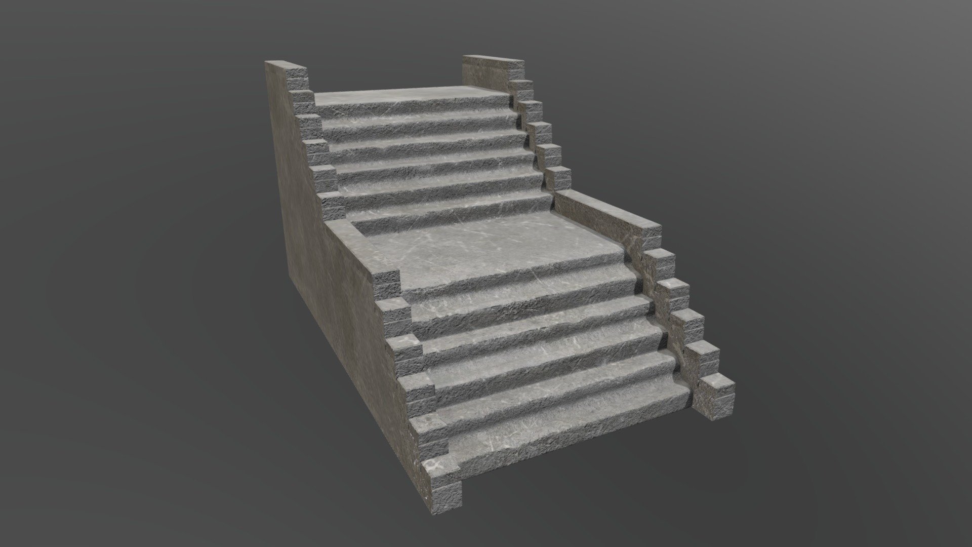 Stone Stairs - Download Free 3D model by nandana.sethu.10 [84a8c11 ...