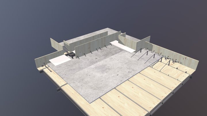 00.RAMP AT SHORTCUT STAIR. OVERVIEW 3D Model