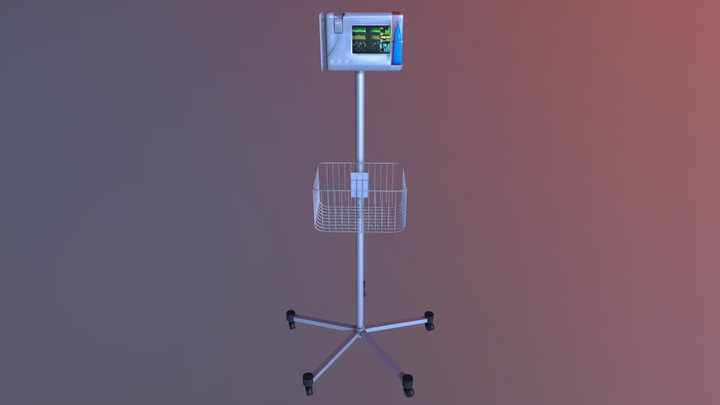 medical monitor 3D Model