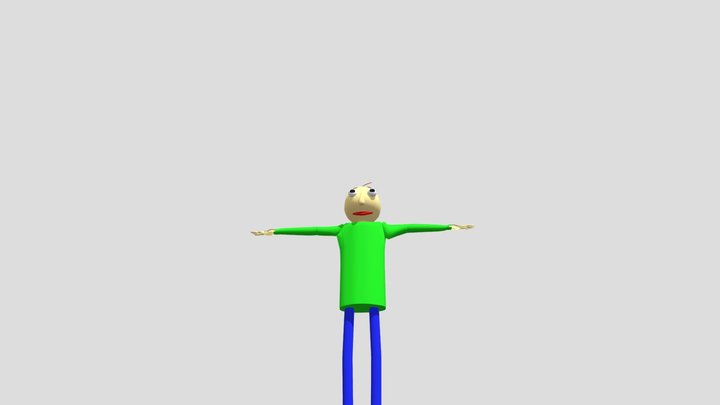 Standing-cover-turn-baldi 3D Model