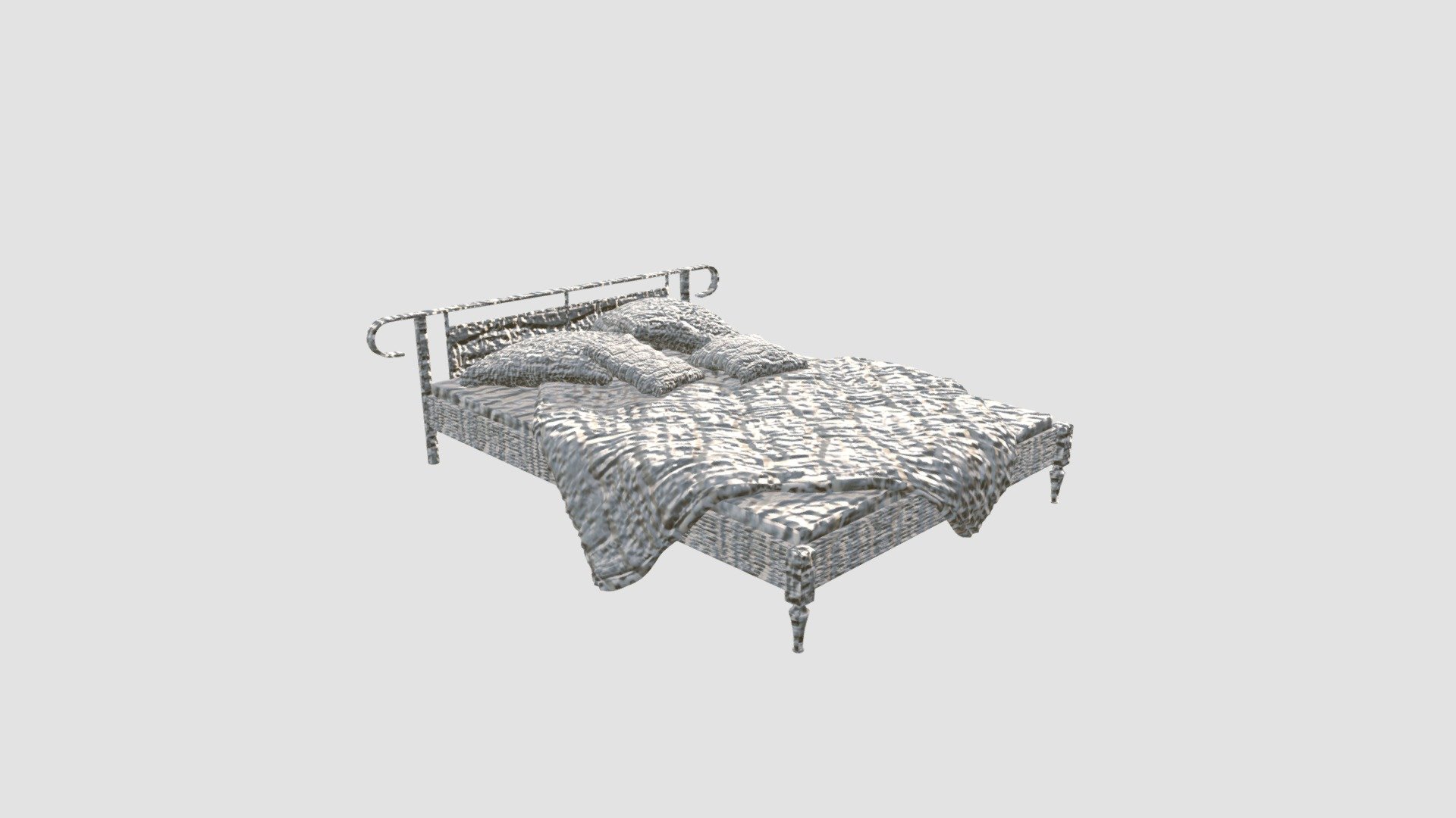 Bed Buy Royalty Free 3d Model By Evermotion [84ab8ba] Sketchfab Store