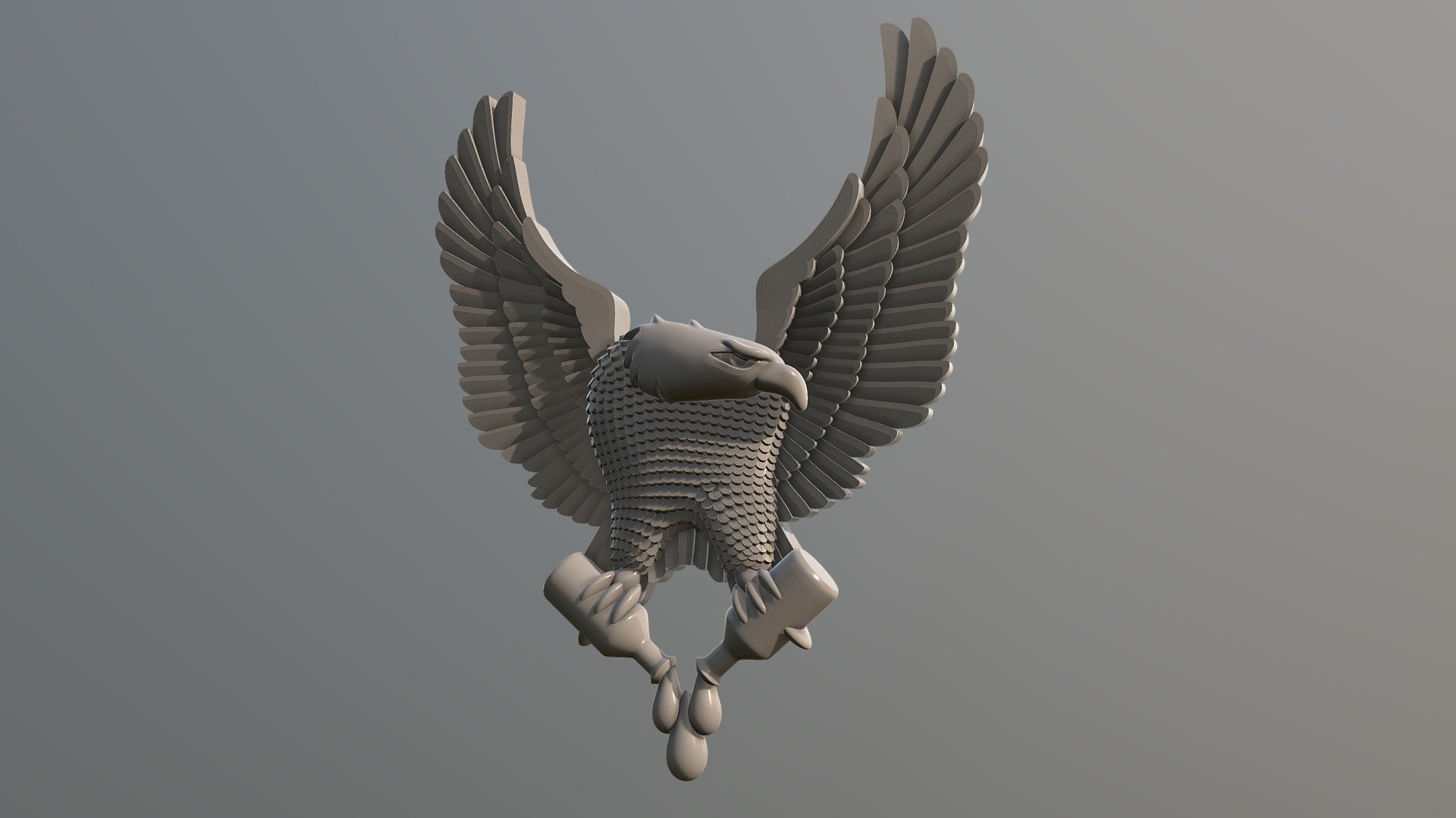 Eagle - 3D model by svyART [84abb0b] - Sketchfab