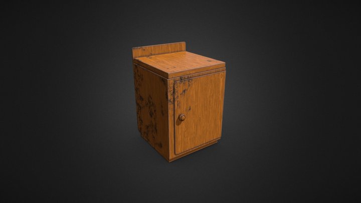 Wood Cabinet 1 – Free 3D Model STL