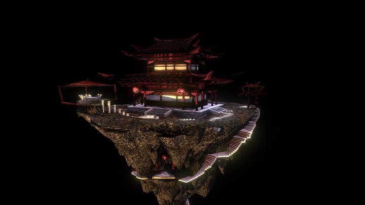 Temple 3D Model
