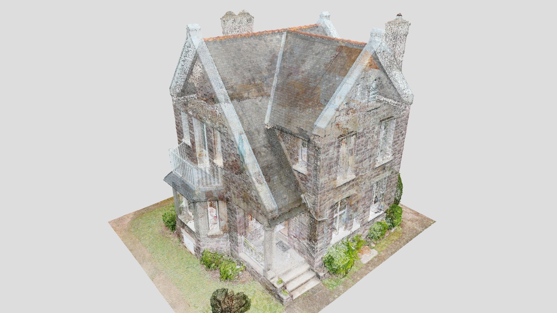 Villa (nuage de points) — Sketchfab embed 3D viewer
