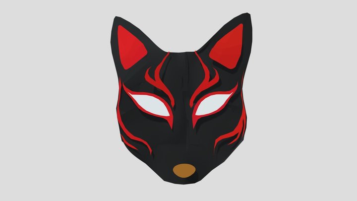 Kitsune mask – Modèle 3D gratuit STL