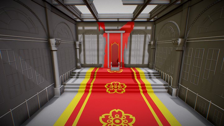 Attack on Titan - Throne Room 3D Model