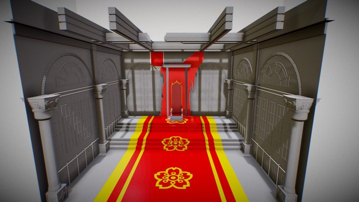 Attack on Titan - Throne Room 3D Model