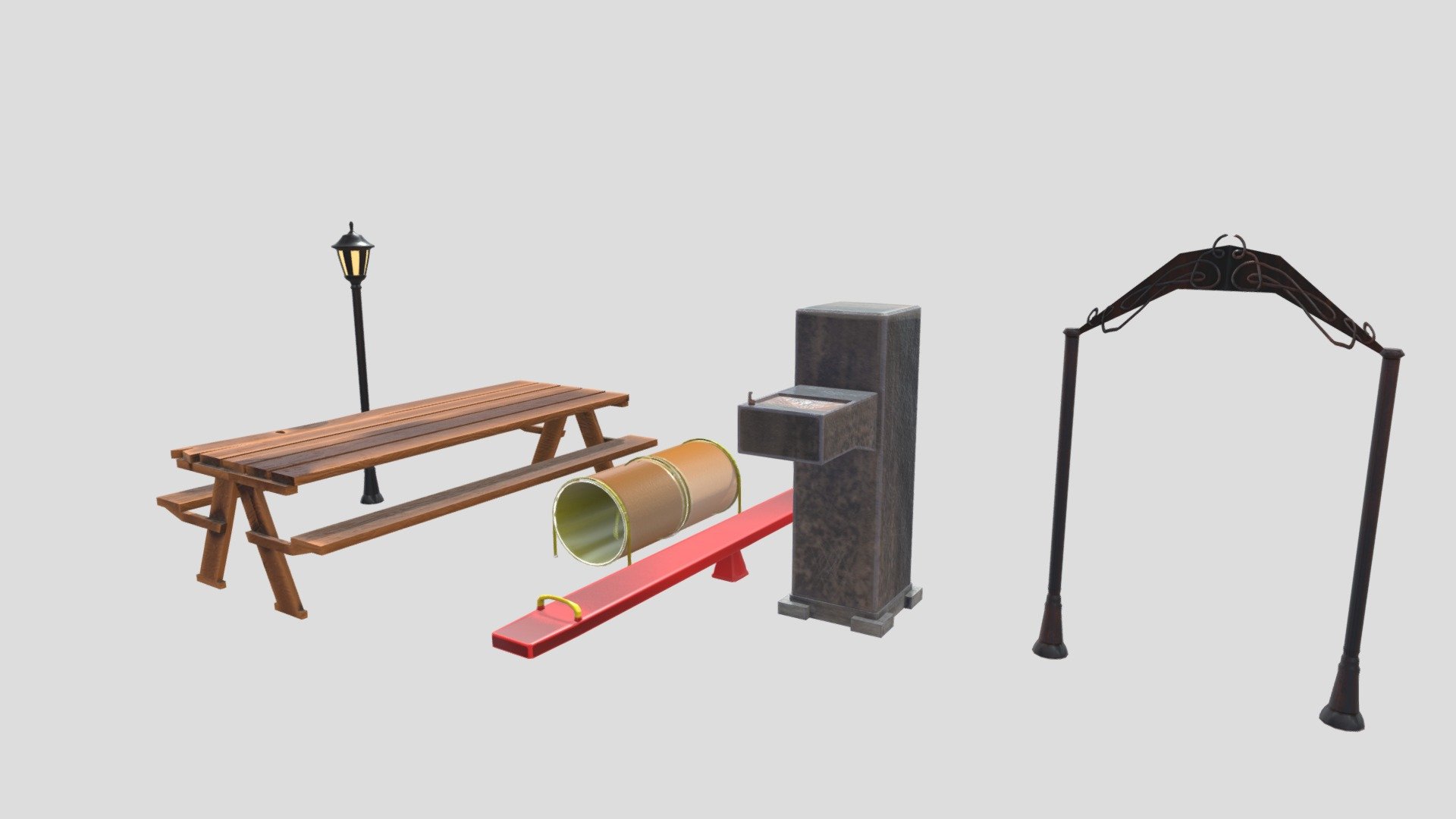 6 props - Download Free 3D model by Zachary Taylor (@Zephee) [84adae9 ...
