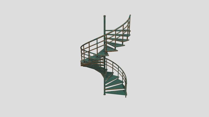 Spiralstaircase_Palmhouse 3D Model