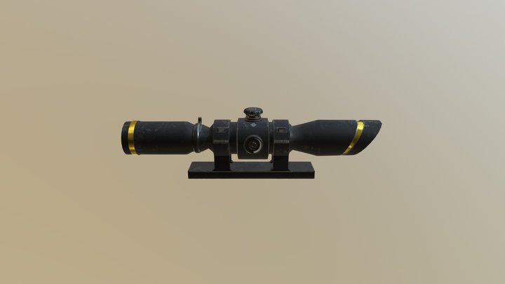 Sniper Scope 3D Model
