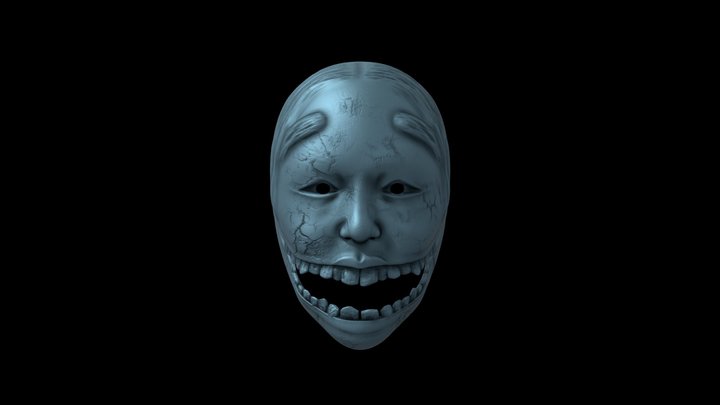 Ghostwire Tokyo Ko-Omote Mask STL Printable