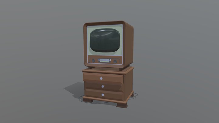 Tv old 3D Model