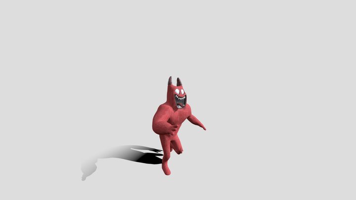 Hellish BanBan Optimized + Re-Textured 3D Model