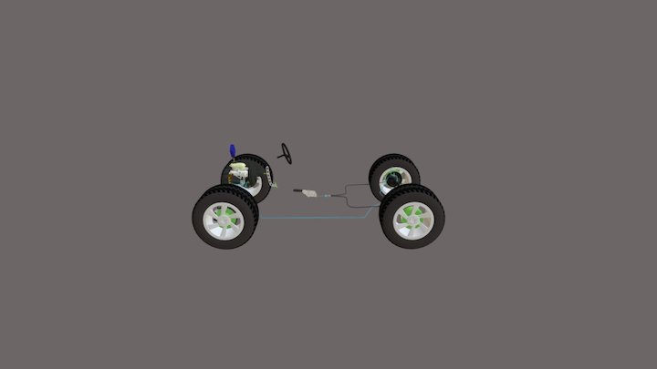 Brakes Applied Whole Model 3D Model