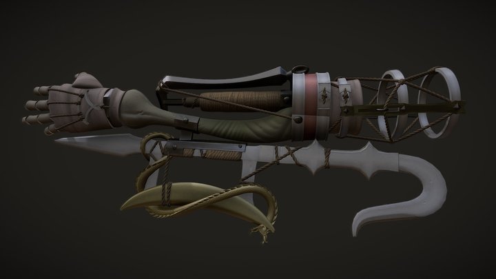 Sekiro: Hook Sword 3D Model