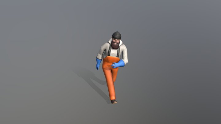Fisherman 3D Model