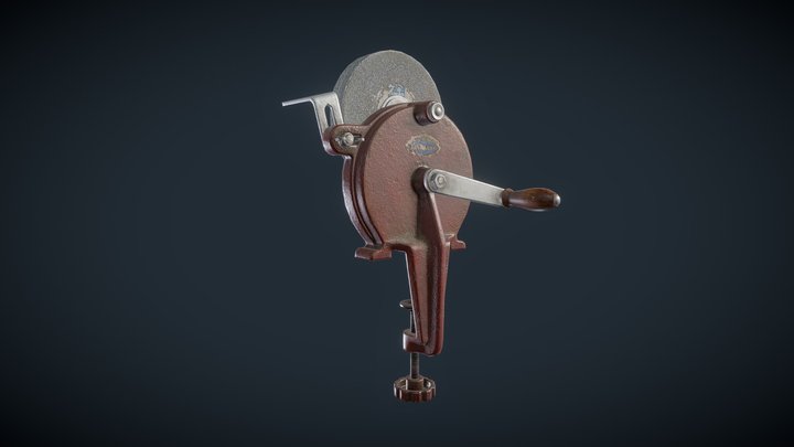 Hand Cranked Grinder - GAP Tool 3D Model