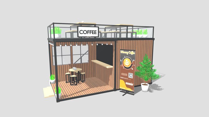 Coffee Container Minimalist (2x4) 3D Model