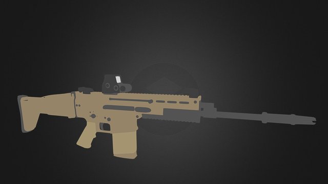 SCAR-H 3D Model