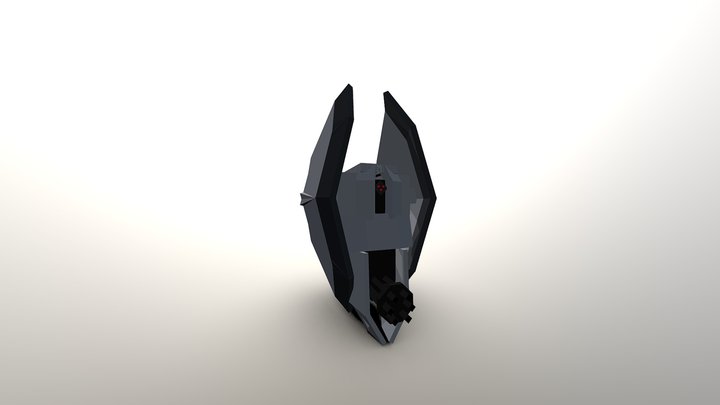 Armored drone minigun