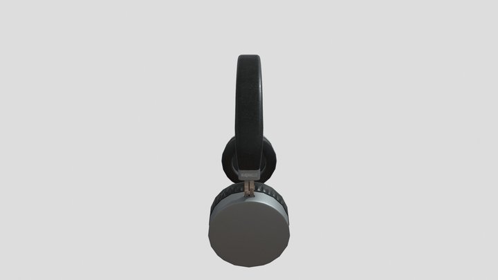 Headphones Low 3D Model