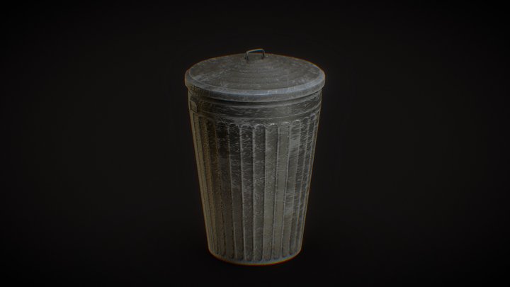 Trash Can 3D Model