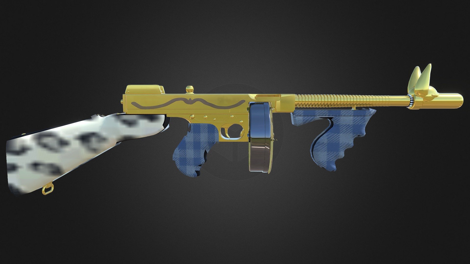 Snoop Dogg's Drum Gun From fortnite remake - Download Free 3D model by ...