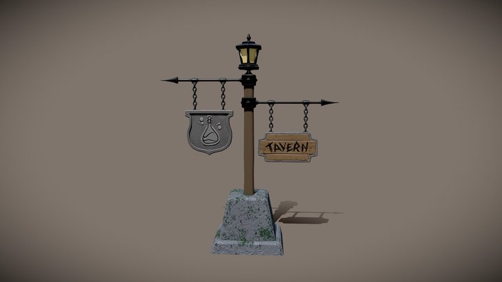 Lampadaire 3D Model