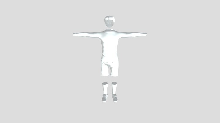 Hendrick Kganyago Soccer uniform 3D Model