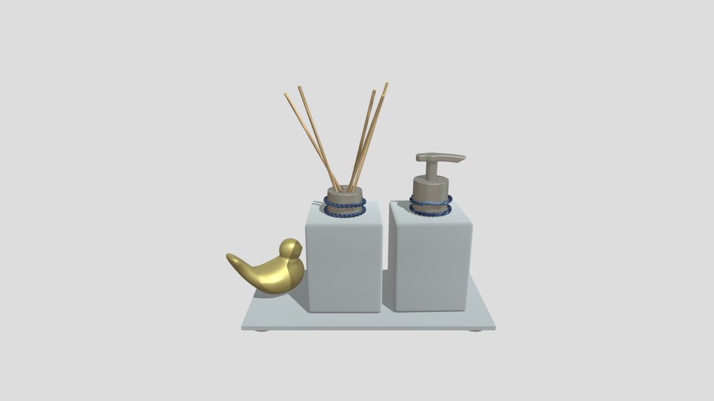 Soap Holder With Scented Sticks