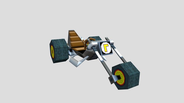 DS D Si - Mario Kart DS - Zipper 3D Model