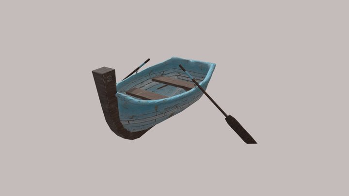 Static Mesh - Boat 3D Model
