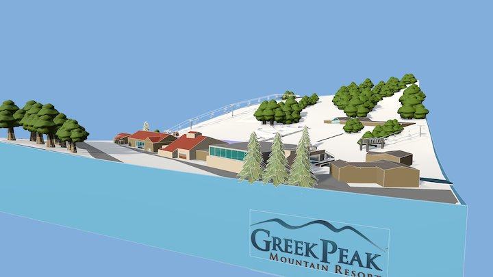 Greek Peak 3D Model