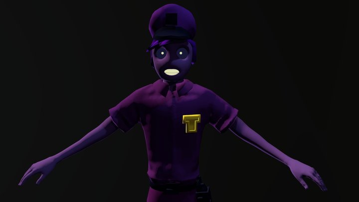 Purple Guy for Trojans4lf 3D Model
