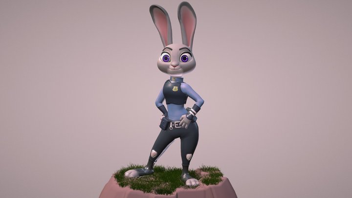 Judy Hopps from Zootopia 3D Model