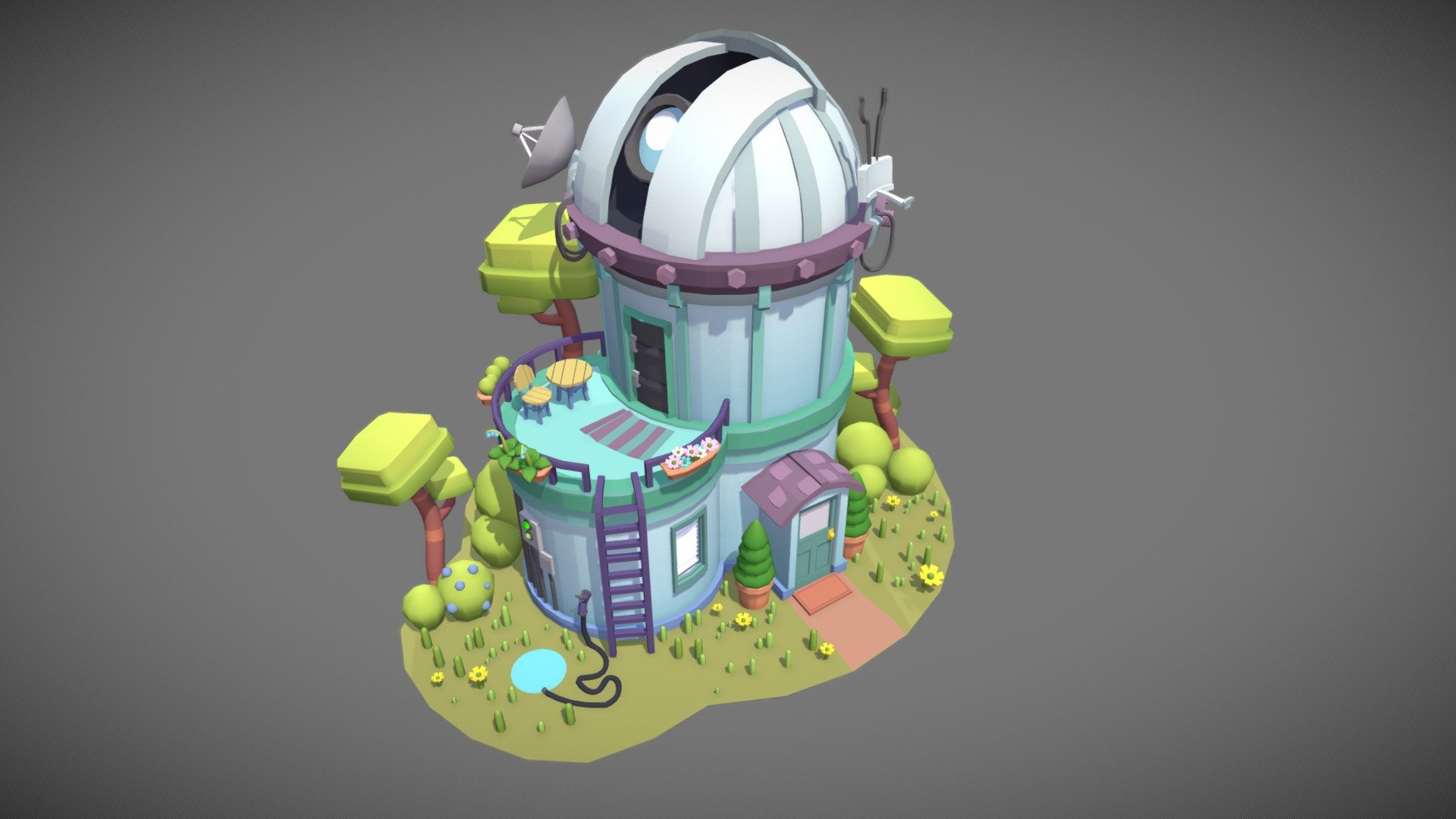 Oobservatory - 3D model by jwhamer [84bf36d] - Sketchfab