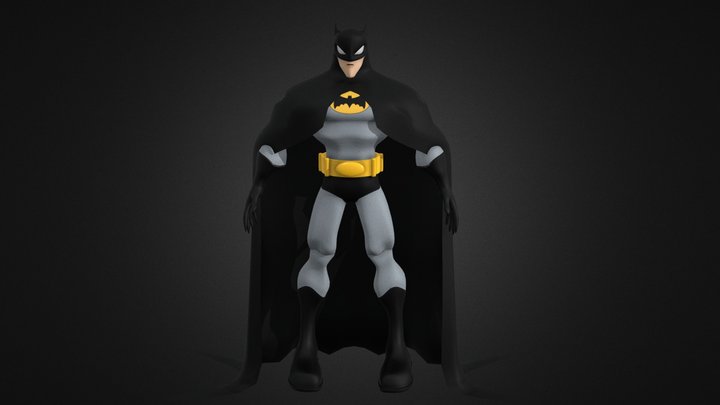 The Batman 2004 animated series 3D Model