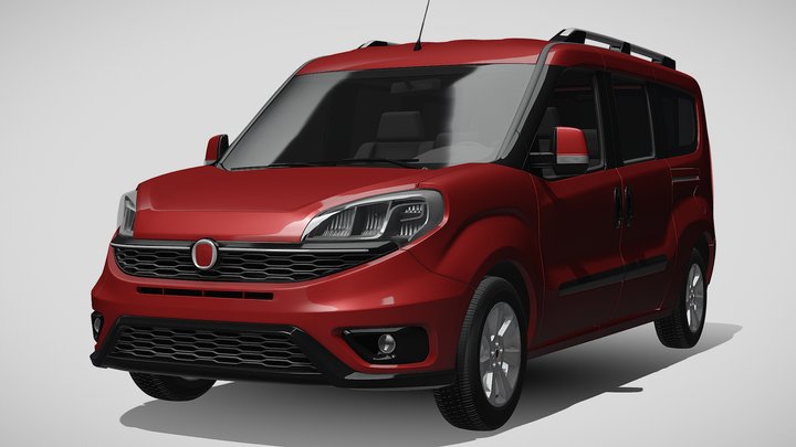 Fiat Doblo Combi L2H2 2017 3D model