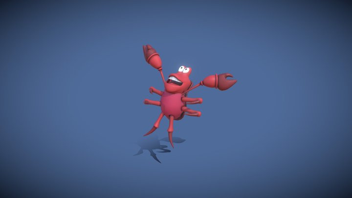 Sebastian the crab 3D Model