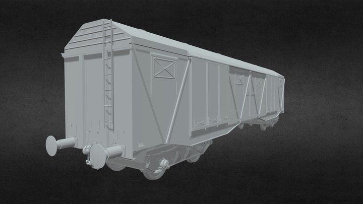 Railcar Type - Gags 401K (W.I.P) 3D Model
