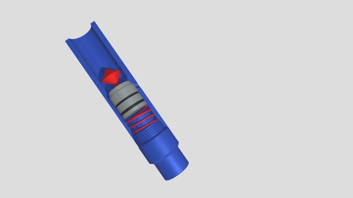 ESP Sand Diverter AR (Pump On) 3D Model