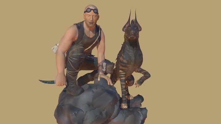 Riddick 3D Model