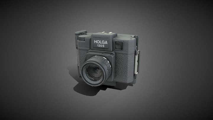 Holga avec dos polaroid 3D Model