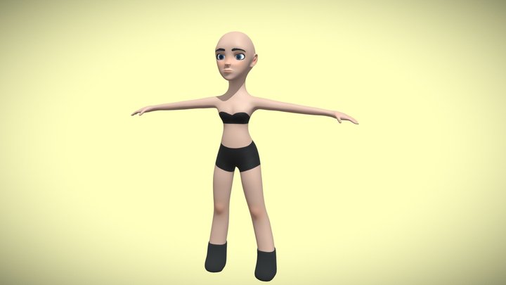 Melanie 3D Model