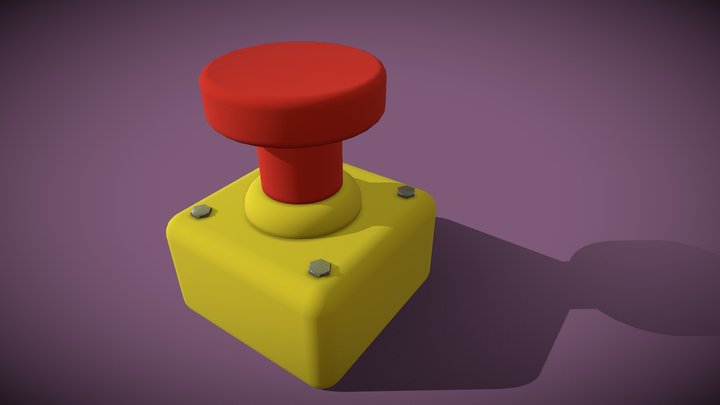 Button F 3D Model