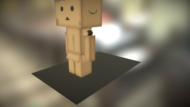 Danbo Sitting 3D Model